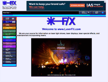 Tablet Screenshot of laserfx.com